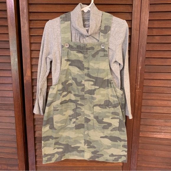 Matching Sets Camo Overall Dress With Turtleneck Outfit Poshmark